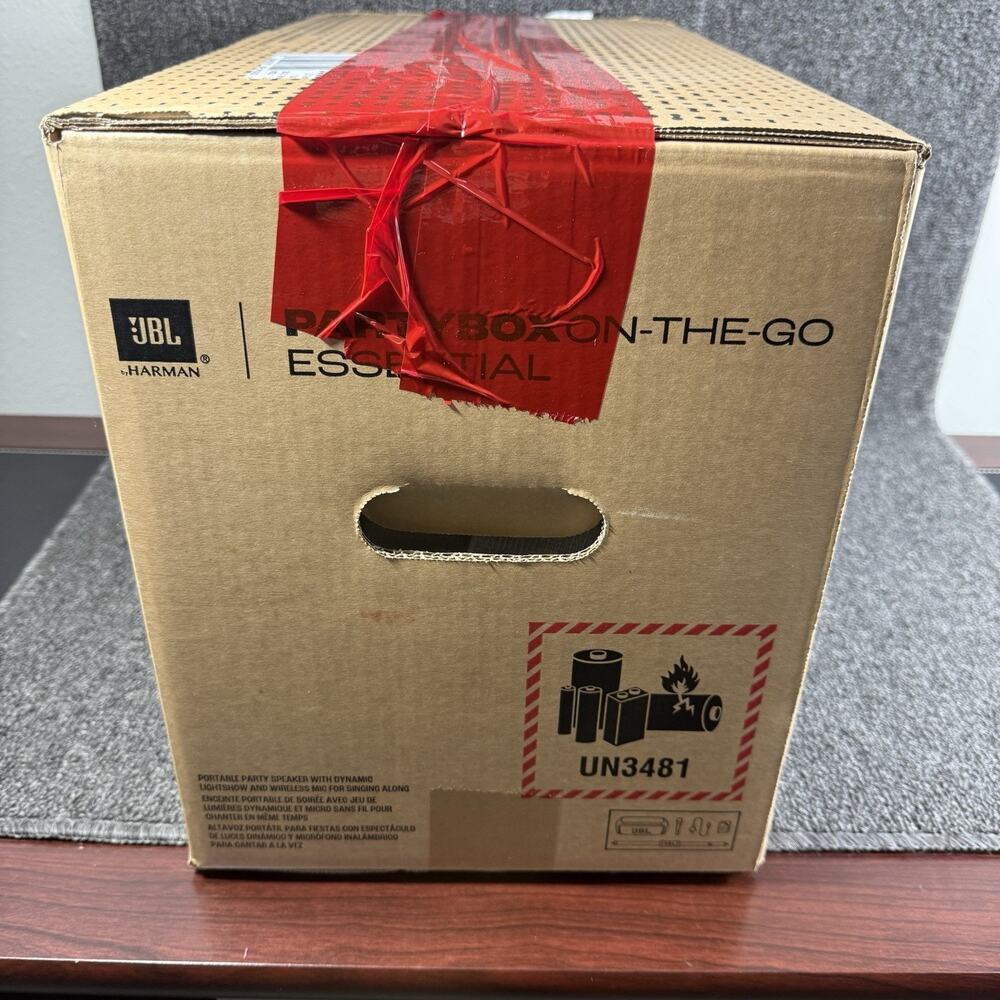 JBL - PartyBox On-The-Go Essential Portable Wireless Party Speaker Wireless Mic - Picture 2 of 5